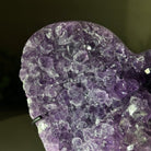 Amethyst Heart Geode on a Metal Stand, 2.3 lbs & 5.6" Tall #5463 - 0313 - Brazil GemsBrazil GemsAmethyst Heart Geode on a Metal Stand, 2.3 lbs & 5.6" Tall #5463 - 0313Hearts5463 - 0313