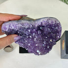 Amethyst Heart Geode on a Metal Stand, 2.3 lbs & 5.6" Tall #5463 - 0313 - Brazil GemsBrazil GemsAmethyst Heart Geode on a Metal Stand, 2.3 lbs & 5.6" Tall #5463 - 0313Hearts5463 - 0313