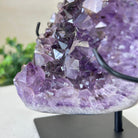 Amethyst Heart Geode on a Metal Stand, 2.9 lbs & 5.8" Tall #5463 - 0316 - Brazil GemsBrazil GemsAmethyst Heart Geode on a Metal Stand, 2.9 lbs & 5.8" Tall #5463 - 0316Hearts5463 - 0316