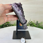 Amethyst Heart Geode on a Metal Stand, 3.3 lbs & 7.5" Tall #5463 - 0317 - Brazil GemsBrazil GemsAmethyst Heart Geode on a Metal Stand, 3.3 lbs & 7.5" Tall #5463 - 0317Hearts5463 - 0317