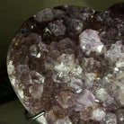 Amethyst Heart Geode on a Metal Stand, 3.9 lbs & 6.2" Tall #5463 - 0320 - Brazil GemsBrazil GemsAmethyst Heart Geode on a Metal Stand, 3.9 lbs & 6.2" Tall #5463 - 0320Hearts5463 - 0320