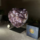 Amethyst Heart Geode on a Metal Stand, 3.9 lbs & 6.2" Tall #5463 - 0320 - Brazil GemsBrazil GemsAmethyst Heart Geode on a Metal Stand, 3.9 lbs & 6.2" Tall #5463 - 0320Hearts5463 - 0320