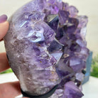 Amethyst Heart Geode on a Metal Stand, 4 lbs & 7" Tall #5463 - 0322 - Brazil GemsBrazil GemsAmethyst Heart Geode on a Metal Stand, 4 lbs & 7" Tall #5463 - 0322Hearts5463 - 0322