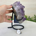 Amethyst Heart Geode on a Metal Stand, 4 lbs & 7" Tall #5463 - 0322 - Brazil GemsBrazil GemsAmethyst Heart Geode on a Metal Stand, 4 lbs & 7" Tall #5463 - 0322Hearts5463 - 0322