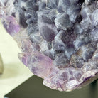 Amethyst Heart Geode on a Metal Stand, 4.1 lbs & 6.9" Tall #5463 - 0323 - Brazil GemsBrazil GemsAmethyst Heart Geode on a Metal Stand, 4.1 lbs & 6.9" Tall #5463 - 0323Hearts5463 - 0323