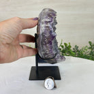 Amethyst Heart Geode on a Metal Stand, 4.1 lbs & 6.9" Tall #5463 - 0323 - Brazil GemsBrazil GemsAmethyst Heart Geode on a Metal Stand, 4.1 lbs & 6.9" Tall #5463 - 0323Hearts5463 - 0323