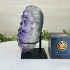 Amethyst Heart Geode on a Metal Stand, 5.1 lbs & 6.1" Tall #5463 - 0326 - Brazil GemsBrazil GemsAmethyst Heart Geode on a Metal Stand, 5.1 lbs & 6.1" Tall #5463 - 0326Hearts5463 - 0326