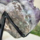 Amethyst Heart Geode on a Metal Stand, 5.1 lbs & 7.6" Tall #5463 - 0325 - Brazil GemsBrazil GemsAmethyst Heart Geode on a Metal Stand, 5.1 lbs & 7.6" Tall #5463 - 0325Hearts5463 - 0325