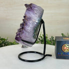 Amethyst Heart Geode on a Metal Stand, 5.8 lbs & 7.5" Tall #5463 - 0328 - Brazil GemsBrazil GemsAmethyst Heart Geode on a Metal Stand, 5.8 lbs & 7.5" Tall #5463 - 0328Hearts5463 - 0328