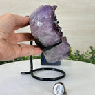 Amethyst Heart Geode on a Metal Stand, 5.8 lbs & 7.5" Tall #5463 - 0328 - Brazil GemsBrazil GemsAmethyst Heart Geode on a Metal Stand, 5.8 lbs & 7.5" Tall #5463 - 0328Hearts5463 - 0328