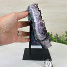 Amethyst Heart Geode on a Metal Stand, 5.9 lbs & 7.7" Tall #5463 - 0329 - Brazil GemsBrazil GemsAmethyst Heart Geode on a Metal Stand, 5.9 lbs & 7.7" Tall #5463 - 0329Hearts5463 - 0329