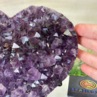 Amethyst Heart Geode on a Metal Stand, 5.9 lbs & 7.7" Tall #5463 - 0329 - Brazil GemsBrazil GemsAmethyst Heart Geode on a Metal Stand, 5.9 lbs & 7.7" Tall #5463 - 0329Hearts5463 - 0329