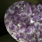 Amethyst Heart Geode on a Metal Stand, 6.5 lbs & 7.3" Tall #5463 - 0330 - Brazil GemsBrazil GemsAmethyst Heart Geode on a Metal Stand, 6.5 lbs & 7.3" Tall #5463 - 0330Hearts5463 - 0330