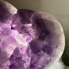 Amethyst Heart Geode on a Metal Stand, 8.3 lbs & 8.3" Tall #5463 - 0358 - Brazil GemsBrazil GemsAmethyst Heart Geode on a Metal Stand, 8.3 lbs & 8.3" Tall #5463 - 0358Hearts5463 - 0358