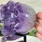 Amethyst Heart Geode on a Metal Stand, 8.3 lbs & 8.3" Tall #5463 - 0358 - Brazil GemsBrazil GemsAmethyst Heart Geode on a Metal Stand, 8.3 lbs & 8.3" Tall #5463 - 0358Hearts5463 - 0358