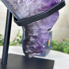 Amethyst Heart Geode on a Metal Stand, 9.9 lbs & 8.9" Tall #5463 - 0353 - Brazil GemsBrazil GemsAmethyst Heart Geode on a Metal Stand, 9.9 lbs & 8.9" Tall #5463 - 0353Hearts5463 - 0353