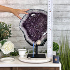 Amethyst Portal on a Fixed Stand, 32.9 lbs & 19.7" Tall #5606 - 0065 - Brazil GemsBrazil GemsAmethyst Portal on a Fixed Stand, 32.9 lbs & 19.7" Tall #5606 - 0065Portals on Fixed Bases5606 - 0065