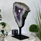 Amethyst Portal on a Metal Stand, 12.2 lbs & 17.4" Tall #5606 - 0105 - Brazil GemsBrazil GemsAmethyst Portal on a Metal Stand, 12.2 lbs & 17.4" Tall #5606 - 0105Portals on Fixed Bases5606 - 0105