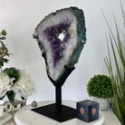 Amethyst Portal on a Metal Stand, 12.2 lbs & 17.4" Tall #5606 - 0105 - Brazil GemsBrazil GemsAmethyst Portal on a Metal Stand, 12.2 lbs & 17.4" Tall #5606 - 0105Portals on Fixed Bases5606 - 0105