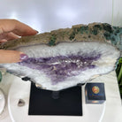 Amethyst Portal on a Metal Stand, 12.2 lbs & 17.4" Tall #5606 - 0105 - Brazil GemsBrazil GemsAmethyst Portal on a Metal Stand, 12.2 lbs & 17.4" Tall #5606 - 0105Portals on Fixed Bases5606 - 0105