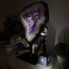 Amethyst Portal on a Metal Stand, 12.2 lbs & 17.4" Tall #5606 - 0105 - Brazil GemsBrazil GemsAmethyst Portal on a Metal Stand, 12.2 lbs & 17.4" Tall #5606 - 0105Portals on Fixed Bases5606 - 0105