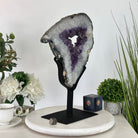 Amethyst Portal on a Metal Stand, 12.2 lbs & 17.4" Tall #5606 - 0105 - Brazil GemsBrazil GemsAmethyst Portal on a Metal Stand, 12.2 lbs & 17.4" Tall #5606 - 0105Portals on Fixed Bases5606 - 0105