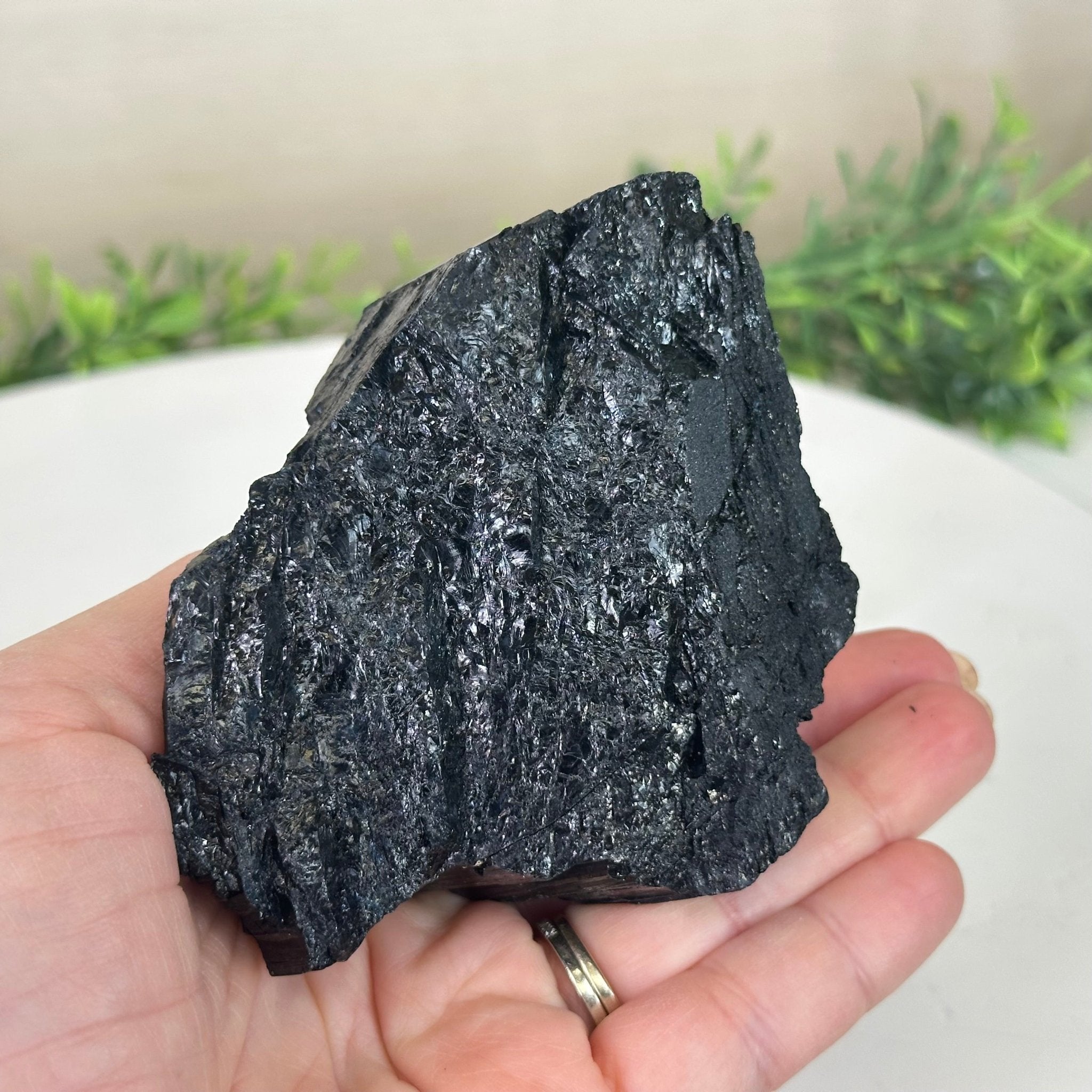 Black Tourmaline Cluster, 1.2 lbs and 3.2" Long #3302BT - 016 - Brazil GemsBrazil GemsBlack Tourmaline Cluster, 1.2 lbs and 3.2" Long #3302BT - 016Small Clusters with Flat Bases3302BT - 016