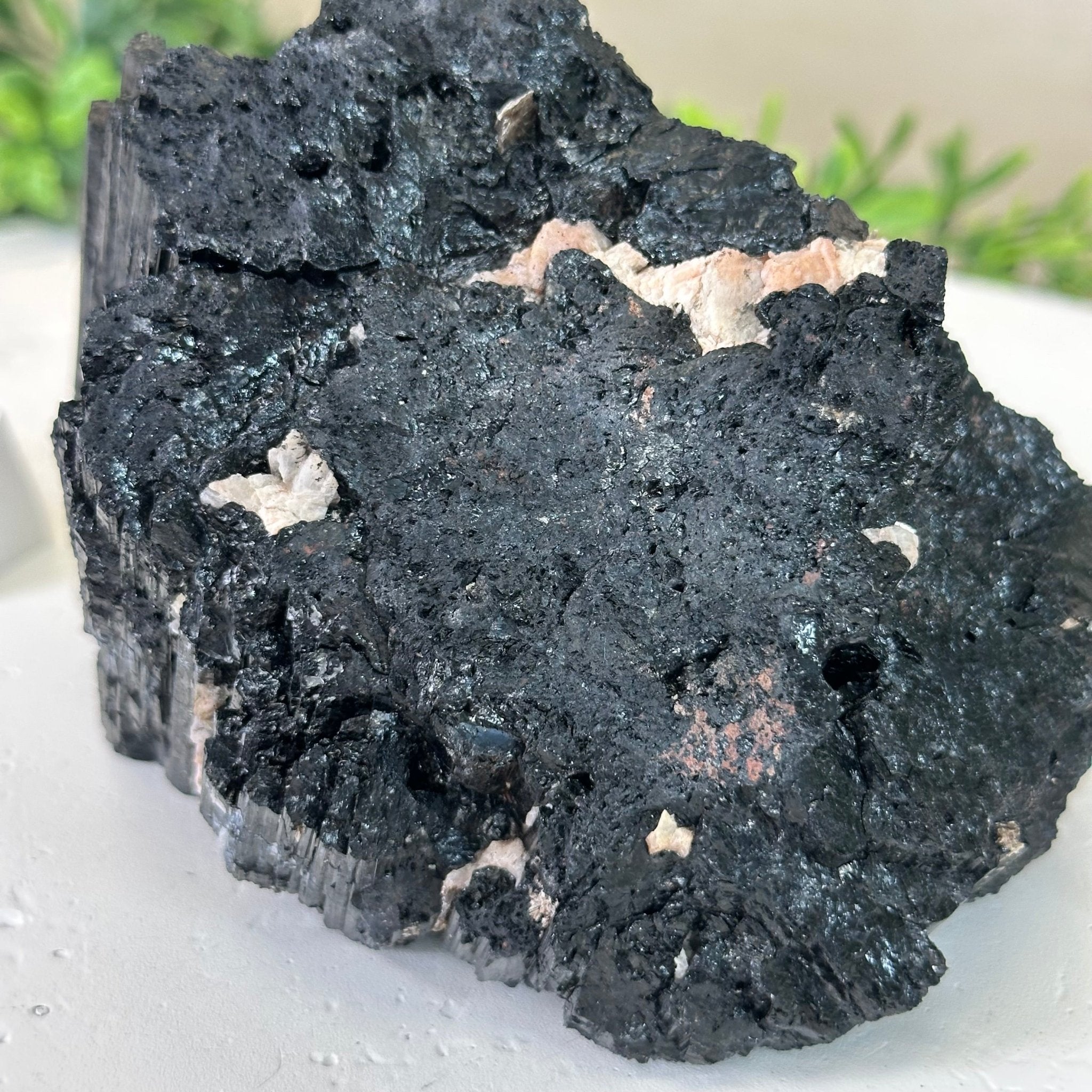 Black Tourmaline Cluster, 2.8 lbs and 3.7" Tall #3302BT - 021 - Brazil GemsBrazil GemsBlack Tourmaline Cluster, 2.8 lbs and 3.7" Tall #3302BT - 021Small Clusters with Flat Bases3302BT - 021