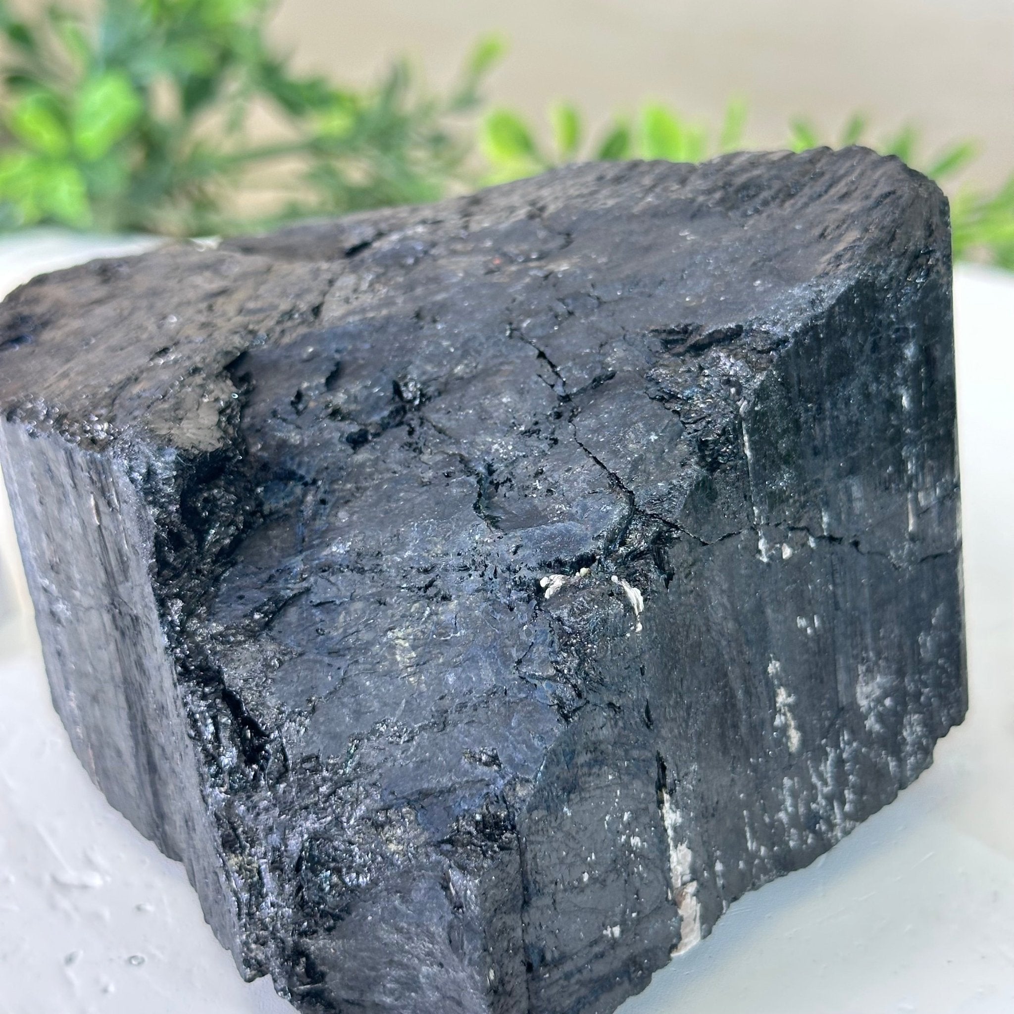 Black Tourmaline Cluster, 2.9 lbs and 3" Tall #3302BT - 023 - Brazil GemsBrazil GemsBlack Tourmaline Cluster, 2.9 lbs and 3" Tall #3302BT - 023Small Clusters with Flat Bases3302BT - 023