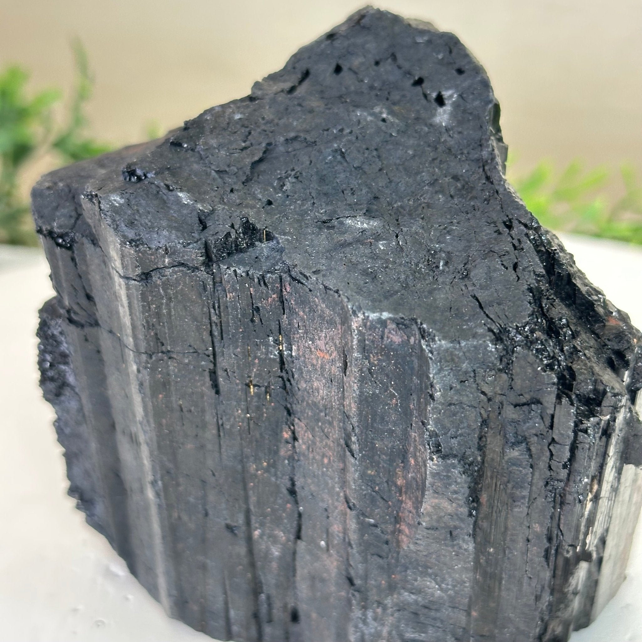 Black Tourmaline Cluster, 4.8 lbs and 4.6" Tall #3302BT - 026 - Brazil GemsBrazil GemsBlack Tourmaline Cluster, 4.8 lbs and 4.6" Tall #3302BT - 026Small Clusters with Flat Bases3302BT - 026