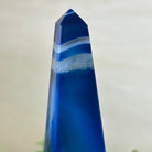 Blue Agate 4 - Sided Obelisk Tower, 7.5" Tall #3104BL - 007 - Brazil GemsBrazil GemsBlue Agate 4 - Sided Obelisk Tower, 7.5" Tall #3104BL - 007Obelisks3104BL - 007
