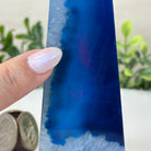 Blue Agate 4 - Sided Obelisk Tower, 7.5" Tall #3104BL - 007 - Brazil GemsBrazil GemsBlue Agate 4 - Sided Obelisk Tower, 7.5" Tall #3104BL - 007Obelisks3104BL - 007