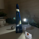 Blue Agate 4 - Sided Obelisk Tower, 7.6" Tall #3104BL - 004 - Brazil GemsBrazil GemsBlue Agate 4 - Sided Obelisk Tower, 7.6" Tall #3104BL - 004Obelisks3104BL - 004
