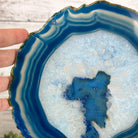 Blue Agate Slice on a Metal Stand, 11.7" Tall #5055-0121 - Brazil GemsBrazil GemsBlue Agate Slice on a Metal Stand, 11.7" Tall #5055-0121Slices on Fixed Bases5055-0121