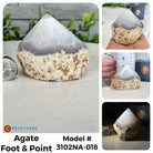 Brazilian Agate Foot & Point Crystals, Various Options #3102NA - Brazil GemsBrazil GemsBrazilian Agate Foot & Point Crystals, Various Options #3102NACrystal Points3102NA-018