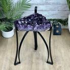 Brazilian Amethyst Geode Side Table, 35.5 lbs, 21.75" Tall #1384 - 0034 - Brazil GemsBrazil GemsBrazilian Amethyst Geode Side Table, 35.5 lbs, 21.75" Tall #1384 - 0034Tables: Side1384 - 0034