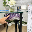 Brazilian Amethyst Geode Side Table, 36 lbs, 21.9" Tall #1384 - 0039 - Brazil GemsBrazil GemsBrazilian Amethyst Geode Side Table, 36 lbs, 21.9" Tall #1384 - 0039Tables: Side1384 - 0039