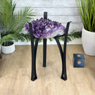 Brazilian Amethyst Geode Side Table, 36 lbs, 21.9" Tall #1384 - 0039 - Brazil GemsBrazil GemsBrazilian Amethyst Geode Side Table, 36 lbs, 21.9" Tall #1384 - 0039Tables: Side1384 - 0039