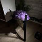 Brazilian Amethyst Geode Side Table, 36 lbs, 21.9" Tall #1384 - 0039 - Brazil GemsBrazil GemsBrazilian Amethyst Geode Side Table, 36 lbs, 21.9" Tall #1384 - 0039Tables: Side1384 - 0039