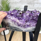 Brazilian Amethyst Geode Side Table, 38.4 lbs, 22" Tall #1384 - 0040 - Brazil GemsBrazil GemsBrazilian Amethyst Geode Side Table, 38.4 lbs, 22" Tall #1384 - 0040Tables: Side1384 - 0040