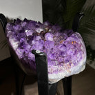 Brazilian Amethyst Geode Side Table, 38.4 lbs, 22" Tall #1384 - 0040 - Brazil GemsBrazil GemsBrazilian Amethyst Geode Side Table, 38.4 lbs, 22" Tall #1384 - 0040Tables: Side1384 - 0040