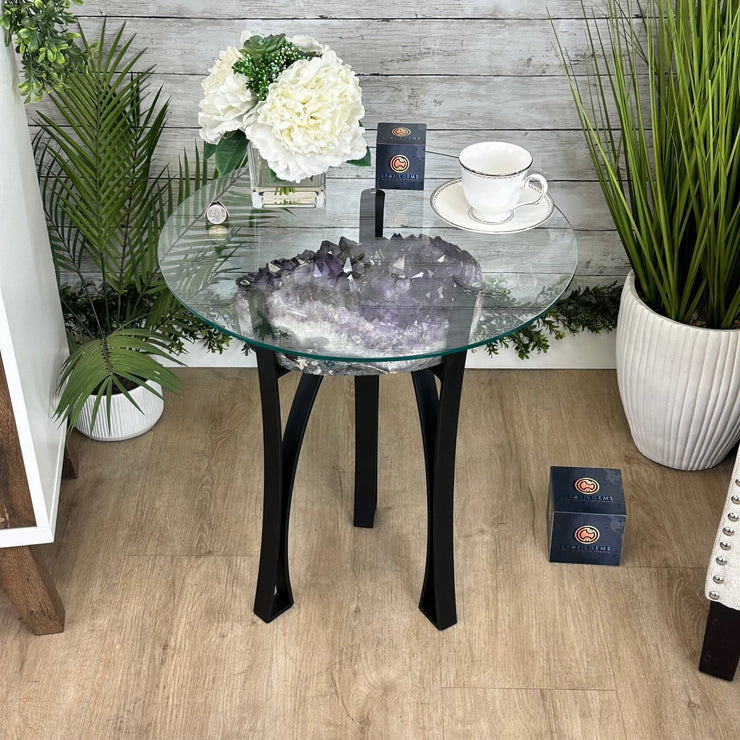 Geode Side Table Shop Geode Tables - Brazil Gems | Brazil Gems®