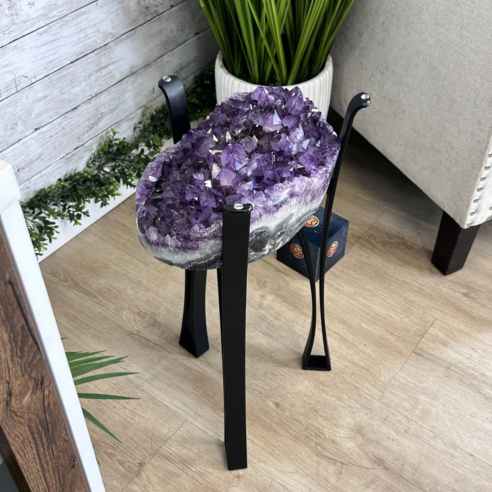 Geode Crystal Side outlet Table