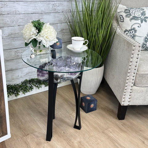 Geode Side Table Shop Geode Tables - Brazil Gems | Brazil Gems®