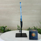 Brazilian Blue Agate Slice on a Metal Stand, 11.7" Tall #5055 - 0147 - Brazil GemsBrazil GemsBrazilian Blue Agate Slice on a Metal Stand, 11.7" Tall #5055 - 0147Slices on Fixed Bases5055 - 0147