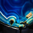 Brazilian Blue Agate Slice on a Metal Stand, 11.7" Tall #5055 - 0147 - Brazil GemsBrazil GemsBrazilian Blue Agate Slice on a Metal Stand, 11.7" Tall #5055 - 0147Slices on Fixed Bases5055 - 0147