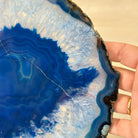 Brazilian Blue Agate Slice on a Metal Stand, 12.5" Tall #5055 - 0156 - Brazil GemsBrazil GemsBrazilian Blue Agate Slice on a Metal Stand, 12.5" Tall #5055 - 0156Slices on Fixed Bases5055 - 0156