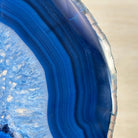 Brazilian Blue Agate Slice on a Metal Stand, 13.2" Tall #5055 - 0140 - Brazil GemsBrazil GemsBrazilian Blue Agate Slice on a Metal Stand, 13.2" Tall #5055 - 0140Slices on Fixed Bases5055 - 0140