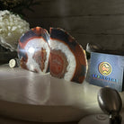 Brazilian Orange Agate Stone Bookends, 3.3 lbs & 4.6" Tall #5151OA - 004 - Brazil GemsBrazil GemsBrazilian Orange Agate Stone Bookends, 3.3 lbs & 4.6" Tall #5151OA - 004Bookends5151OA - 004