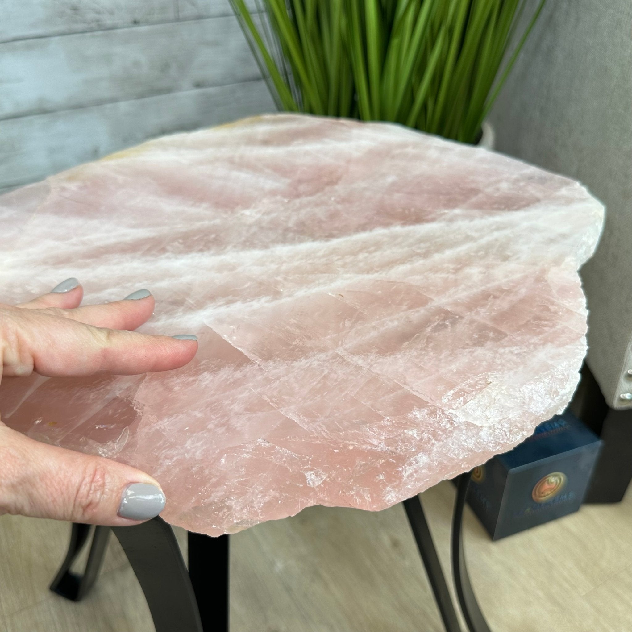 Rose Quartz Slab from Brazil discount